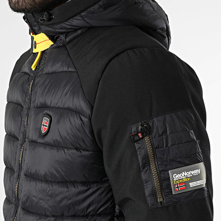 Geographical Norway - Doudoune Capuche Abator Noire
