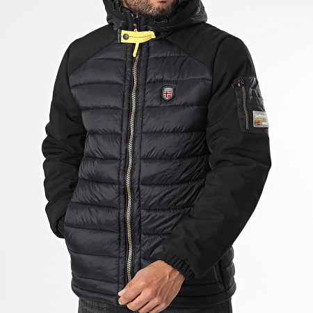 Geographical Norway - Doudoune Capuche Abator Noire