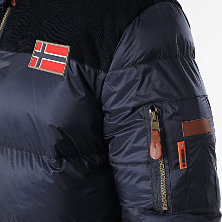 Geographical Norway - Doudoune Capuche Celian Bleu Marine