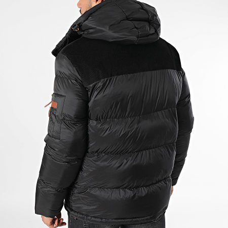 Geographical Norway - Doudoune Capuche Celian Noir