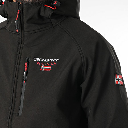 Geographical Norway - Veste Zippée Capuche Takito Noir