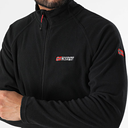Geographical Norway - Veste Polaire Zippée Tug Noir