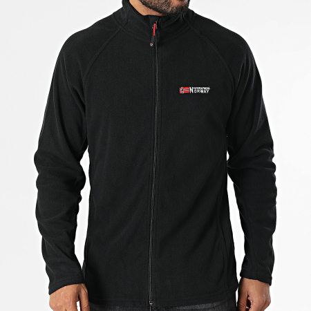 Geographical Norway - Veste Polaire Zippée Tug Noir