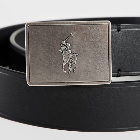 Polo Ralph Lauren - Ceinture Plaque Noir