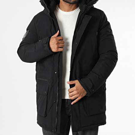 Superdry Pull à Capuche Noir - Unisexe Taille S - Mélange Coton, Excellent état