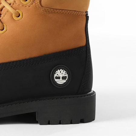 Timberland - Boots Femme Premium 6 In Lace Waterproof A6BET Black Nubuck Wheat