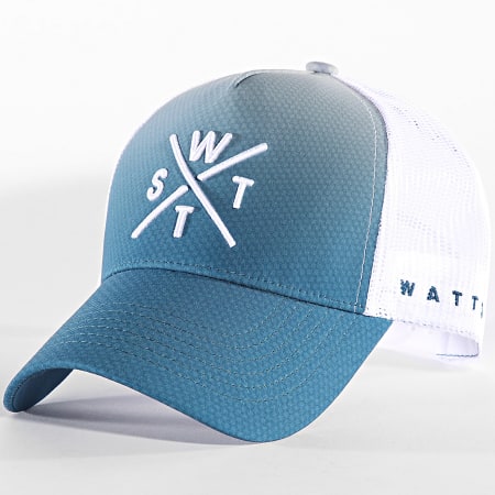 Watts - Casquette Trucker Tokyo Blanc Bleu Marine