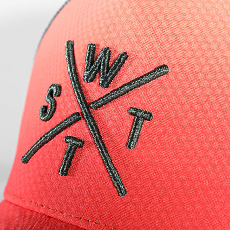 Watts - Casquette Trucker Tokyo Vert Foncé Orange