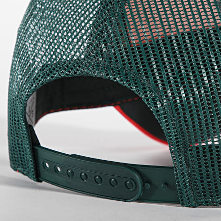 Watts - Casquette Trucker Tokyo Vert Foncé Orange