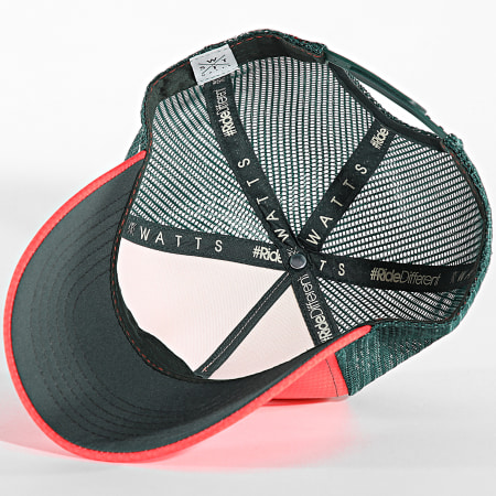 Watts - Casquette Trucker Tokyo Vert Foncé Orange
