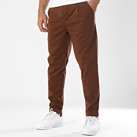 Frilivin - Pantalones marrones