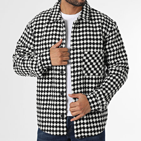 Frilivin - Chaqueta Blanco Negro