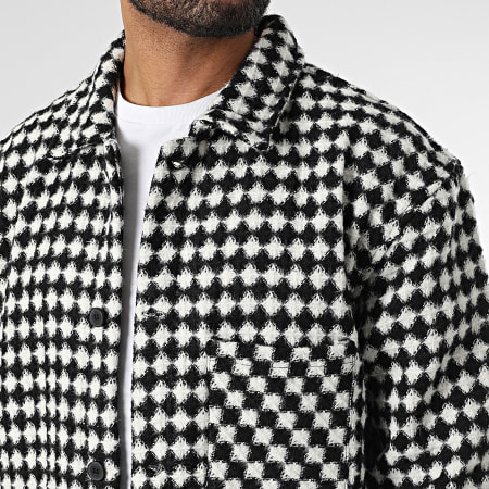 Frilivin - Chaqueta Blanco Negro