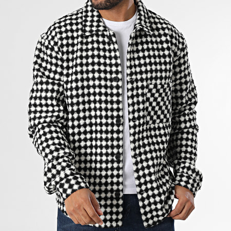Frilivin - Chaqueta Blanco Negro