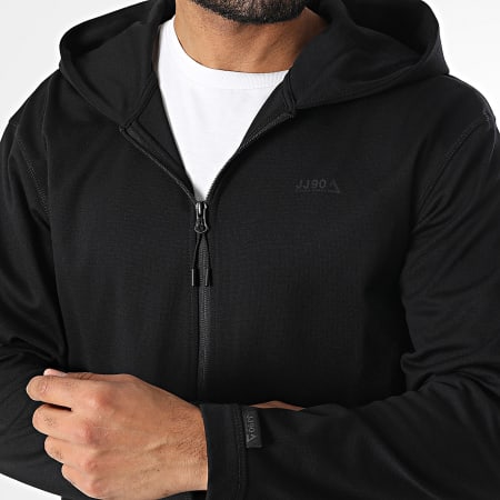 Sweat à Capuche Zippé équestre Aztèque Diamant – Noir – Taille Grand – Occasion