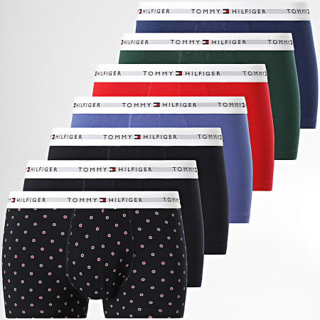 Tommy Hilfiger Pack Of Boxers 3383 Navy Red Black Light Blue