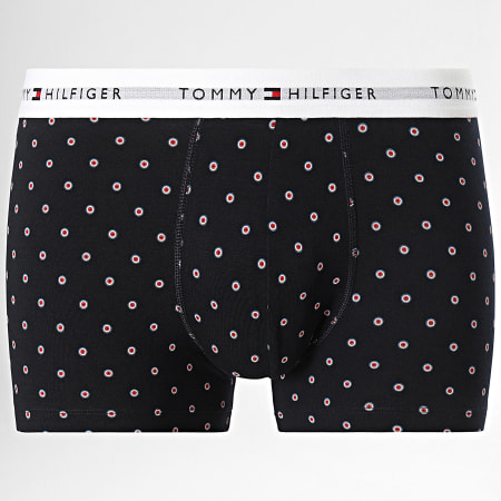 Tommy Hilfiger - Lot De 7 Boxers 3383 Bleu Marine Rouge Noir Bleu Clair Vert Foncé
