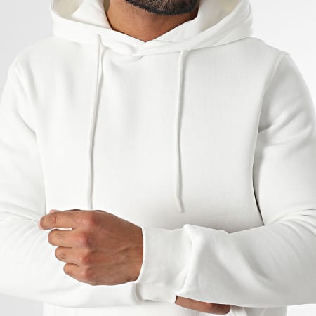 Felpa con cappuccio bianca on sale