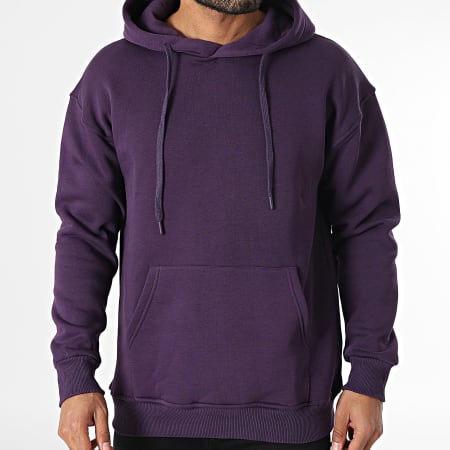 Felpa con cappuccio viola hotsell