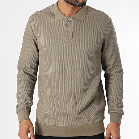 Classic Series - Polo Manches Longues Vert Kaki