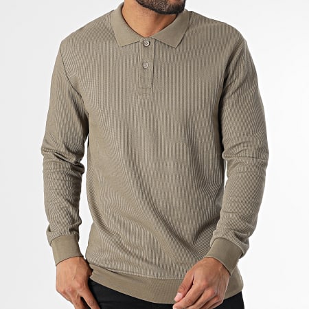 Classic Series - Polo Manches Longues Vert Kaki