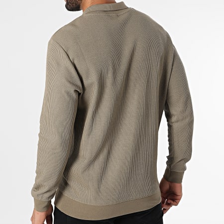 Classic Series - Polo Manches Longues Vert Kaki