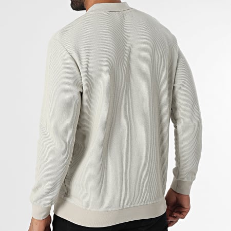 Classic Series - Polo Manches Longues Beige