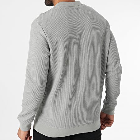 Classic Series - Polo Manches Longues Gris