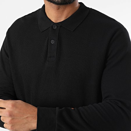 Classic Series - Polo Manches Longues Noir