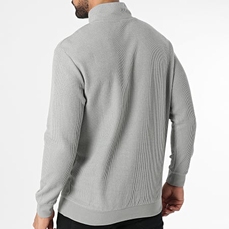 Classic Series - Pull Col Zippé Gris