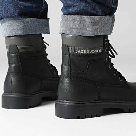 Jack And Jones Stivali Finius Nubuck 12243421 Antracite Ryses