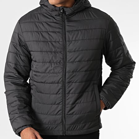 JJREBEL - Doudoune Capuche Light Puffer Noir