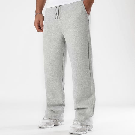 LBO - Ensemble Sweat Zippé Capuche Et Pantalon Jogging 3630 Gris Chiné