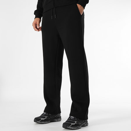 LBO - Ensemble Sweat Zippé Capuche Et Pantalon Jogging 3631 Noir