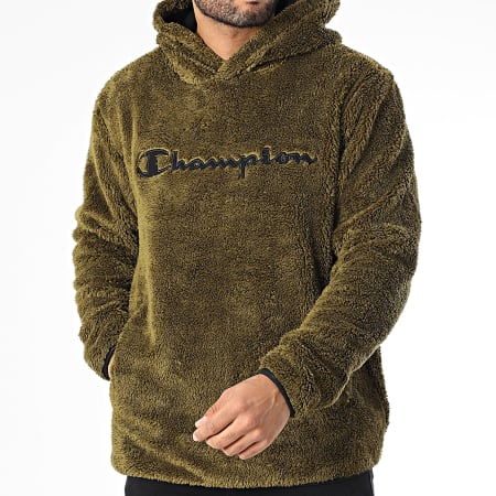 Champion - Sweat Capuche 220445 Vert Kaki