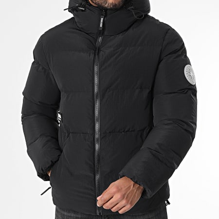 DoubleHood - Chaqueta con capucha Hummer Negra