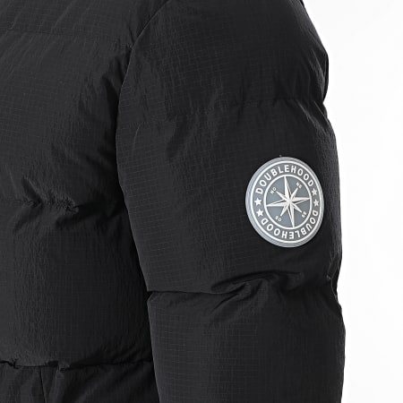 DoubleHood - Chaqueta con capucha Hummer Negra