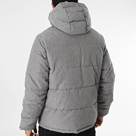 Produkt - Abrigo con capucha Tim Gris jaspeado