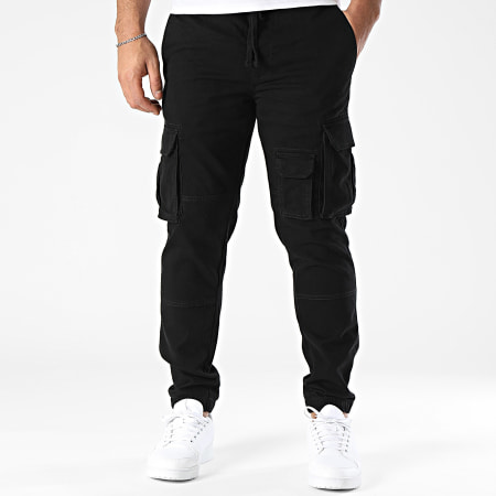 Teddy Smith - Pantalon Cargo Davis 10116976D Noir