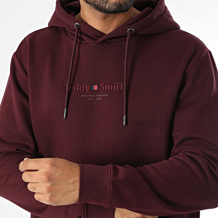 Teddy Smith - Jim Hoodie 10816997D Bordeaux
