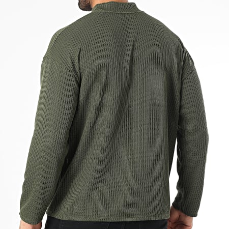 Uniplay - Pull Col Montant Vert