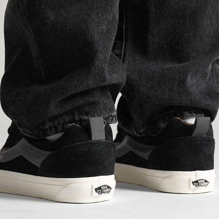 Vans - Sneakers Knu Skool CS02391 Pig Suede Plaid Gray Black