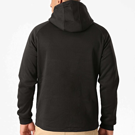 Classic Series - Chaqueta negra con cremallera y capucha