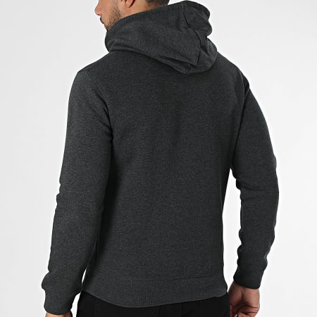 Classic Series - Sweat Capuche Gris Anthracite Chiné