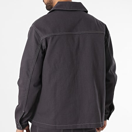 KZR - Ensemble Veste Jean Et Jean Gris Anthracite
