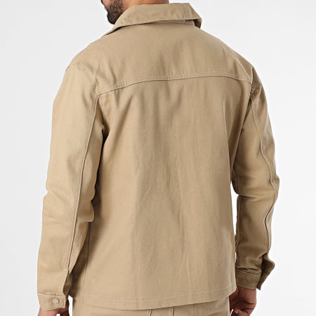 KZR - Ensemble Veste Jean Et Jean Camel