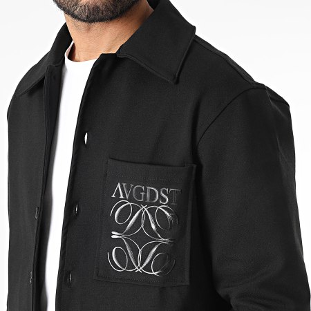 KZR - Ensemble Chemise Manches Longues Et Pantalon Noir