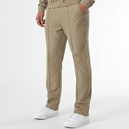KZR - Ensemble Veste Zippée Et Pantalon Vert Kaki