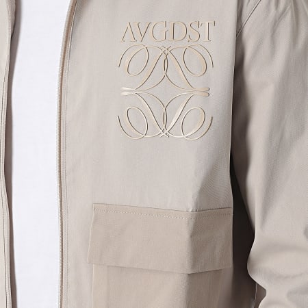 KZR - Ensemble Veste Zippée Et Pantalon Cargo Beige