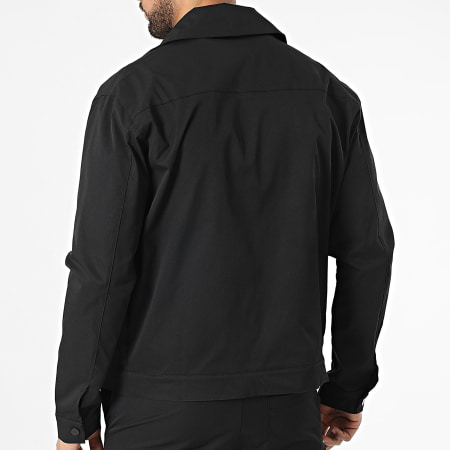 KZR - Ensemble Veste Zippée Et Pantalon Cargo Noir
